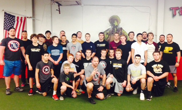 Point Boro's Entire Wrestling Team Had their FIRST Day of Practice at The Manasquan Underground Strength Gym! 